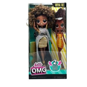 L.O.L. Surprise! O.M.G. Royal Bee Doll 2 Outfits & Accessories Fashion Doll NEW